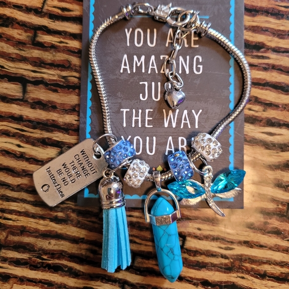 2 for 40 Silver rope Bullet Pendant charms bracelet - Picture 1 of 1